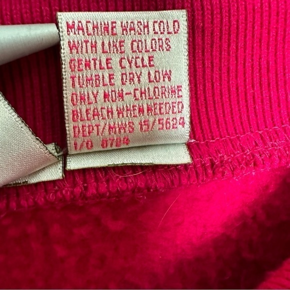 Vintage Snowflake Sweater Women's size 3x pink collared winter holidays - Picture 7 of 8
